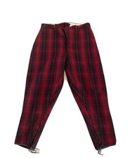 vintage 40s WOOLRICH Wool PANTS plaid hunting laces USA Size 40