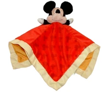 Disney Baby Mickey Mouse Security Blanket Lovey Yellow Red Kids Preferred Infant