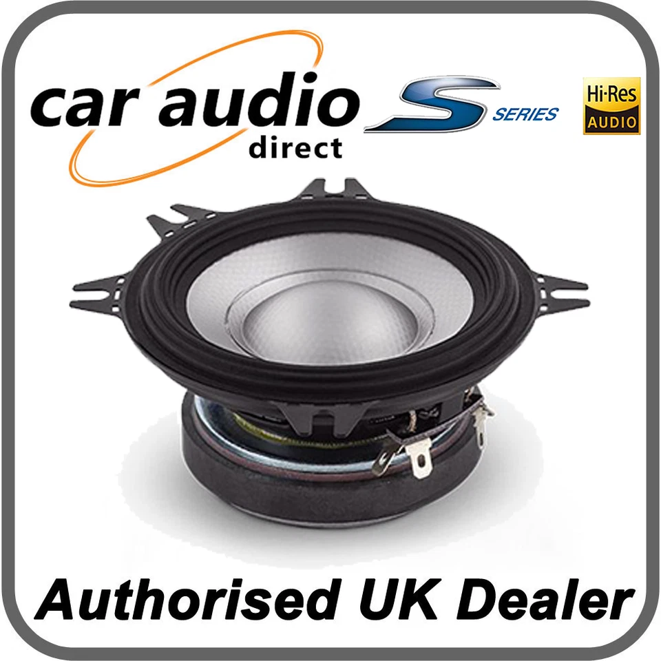 Alpine S-Series S2-S40C - 4” 10cm 140 Watt 2 Way Component Dash Door Speakers - Image 3 of 4