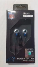 Carolina Panthers iHip Premium Audio Earphones Earbuds iPhone iPod w/ microphone