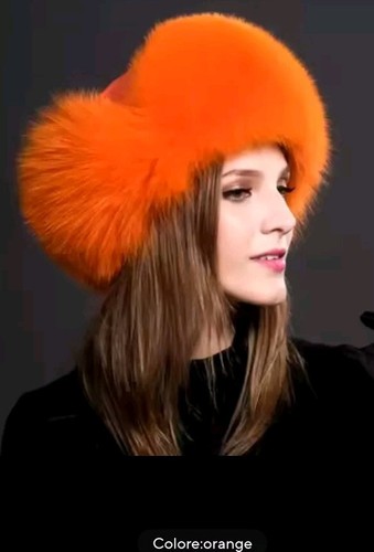 Cappello Avviatore Con Pelliccia Colore Rose Red. - Foto 13 di 22