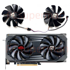 Replacement For POWERCOLOR RX6600XT RX6650XT Red Devil Video Card Cooling Fan