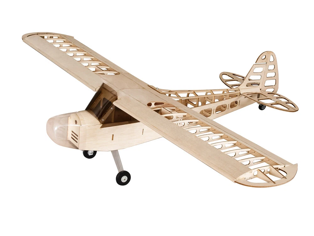 J3 Cub 1.2M Wingspan Balsa Aircraft Kit Only No Electrics DW RC