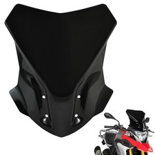 Black Double Bubble Windscreen Windshield Shield For BMW G310GS K02 2017-2023