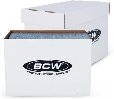 Magazine/Document Storage Box 5-Pack | Durable Cardboard Filing Box