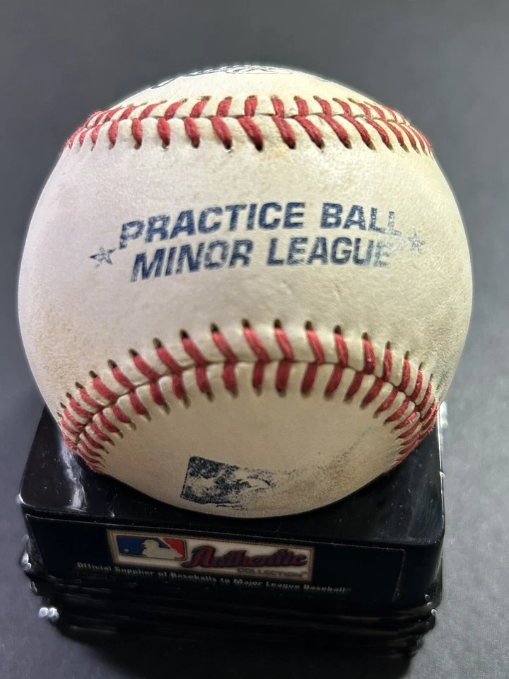 Balón de práctica oficial de ligas menores autografiado por Rymer Liriano Foto 2 de 4