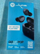 JLab GO Air Pop True Wireless Bluetooth Earbuds - Black