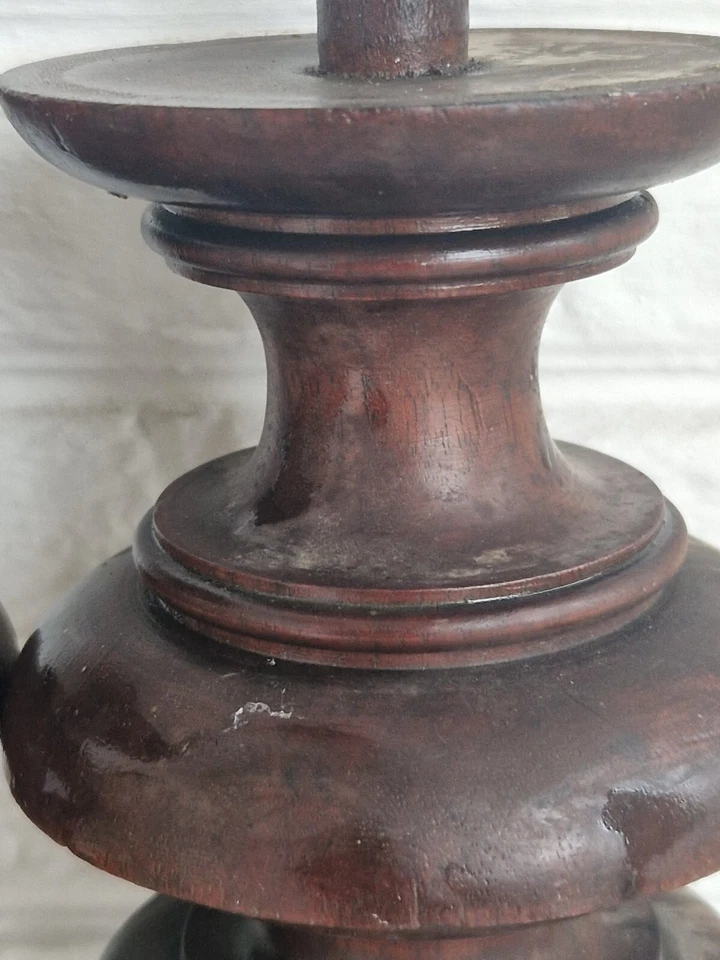 ANTIQUES PAIR OF COLUMNS - Image 4 of 4