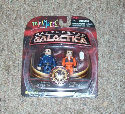 Minimates Battlestar Galatica Lt. Felix Gaeta & Specialist Cally Tyrol Wave 4 08