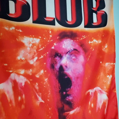 The Blob Horrorfilm Banner Stoff Poster 2x3 Fuß Wandteppich Wandfahne 80er VHS - Bild 4 von 6