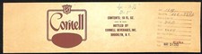 Cornell Beverages Brooklyn 1963 ACL Bottle Printer's Stencil Mould Index Cards