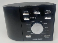 Sound+Sleep ASTI Adaptive Sound Machine BLACK - ASM1002 - Untested