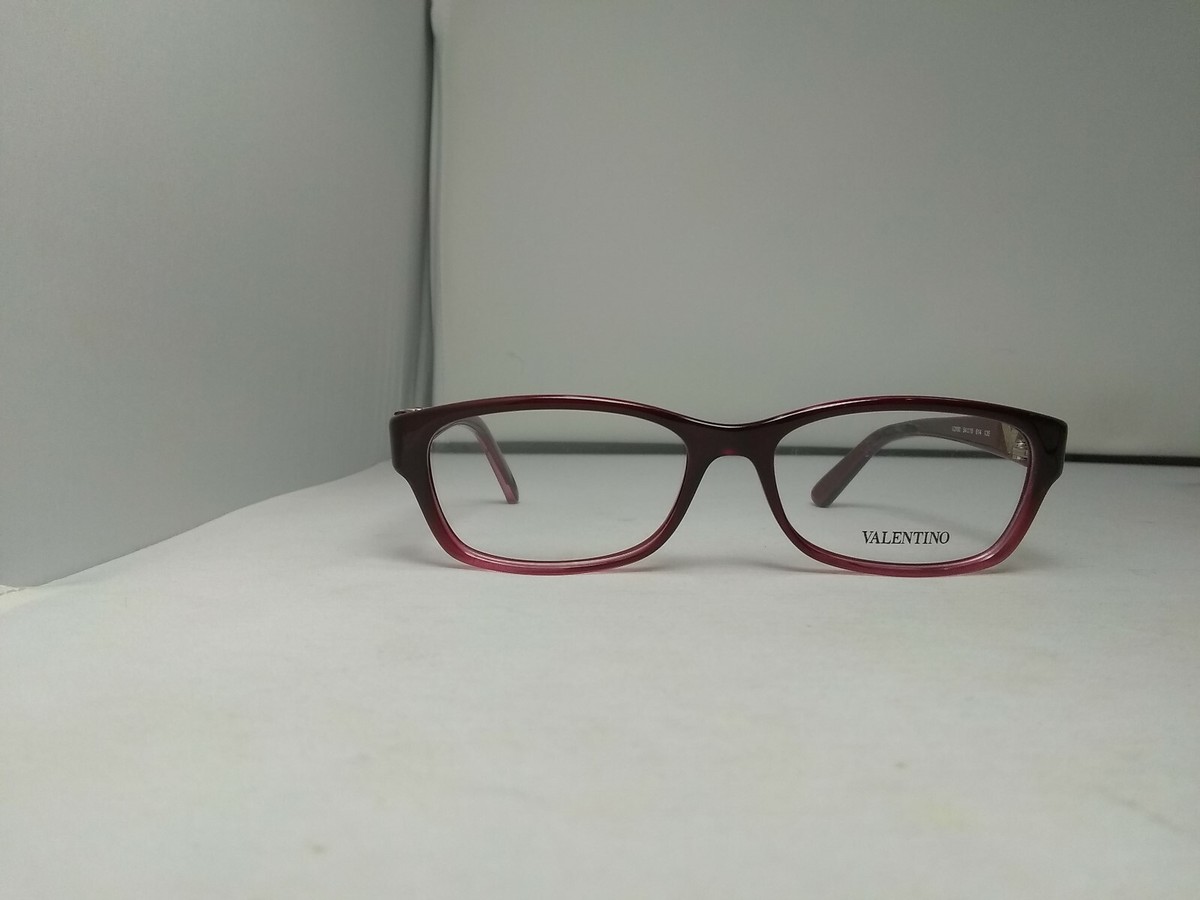 Authentic Valentino Black Eyeglasses Italy V2650 54 16 00 135 **needs new lenses Valentino VA3062 Shiny Black Prescription Eyeglasses main image 4