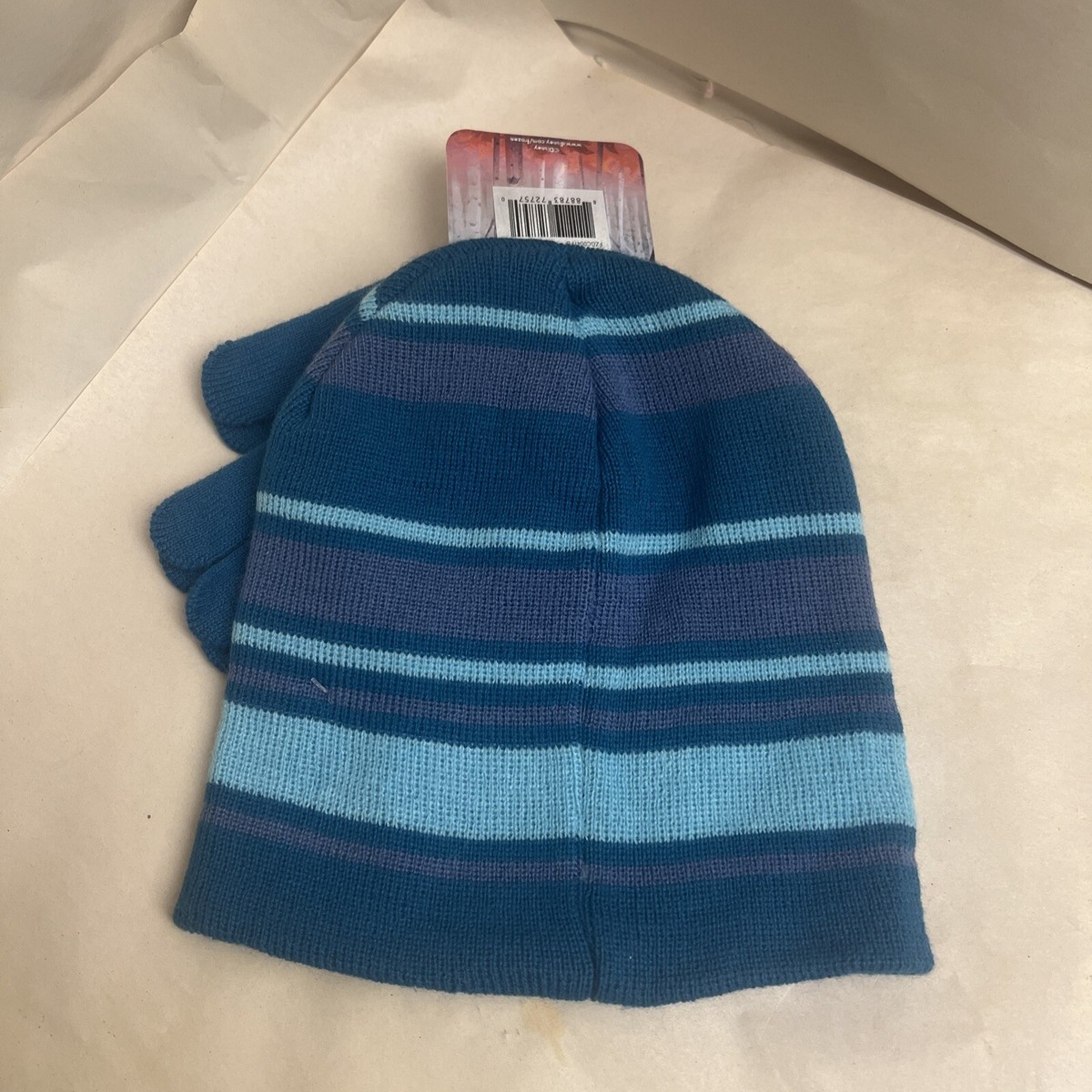 Disney Frozen 2 ELSA Kids Girls Hat & Gloves Set Blue & Purple