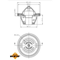 Thermostat KüHlmittel 92°C Passend FüR VW Golf I Polo Coupe Opel Kadett