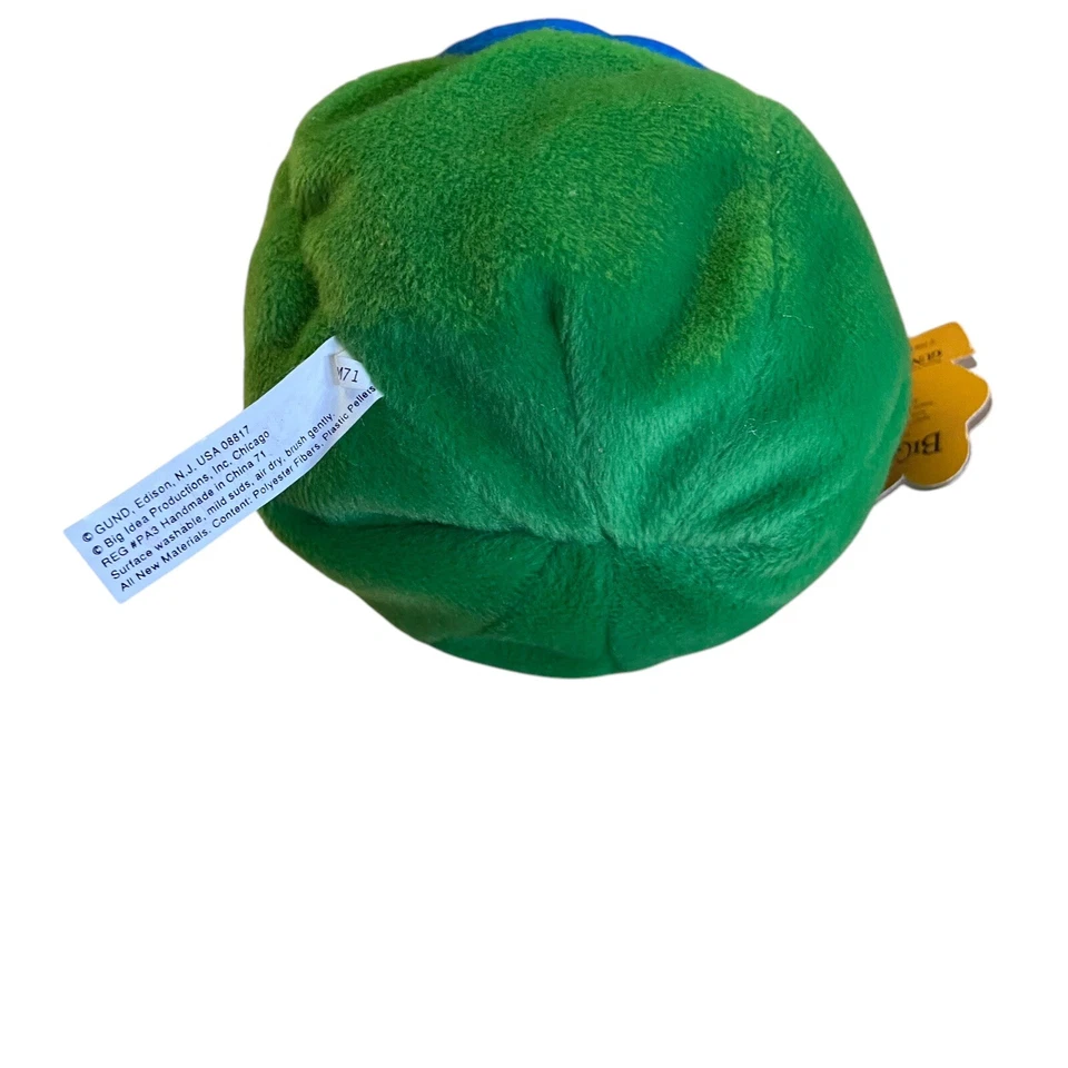 GUND Veggie Tales Peluche French Pea Phillipe Boina Azul 6” Juguete de Peluche Foto 3 de 4