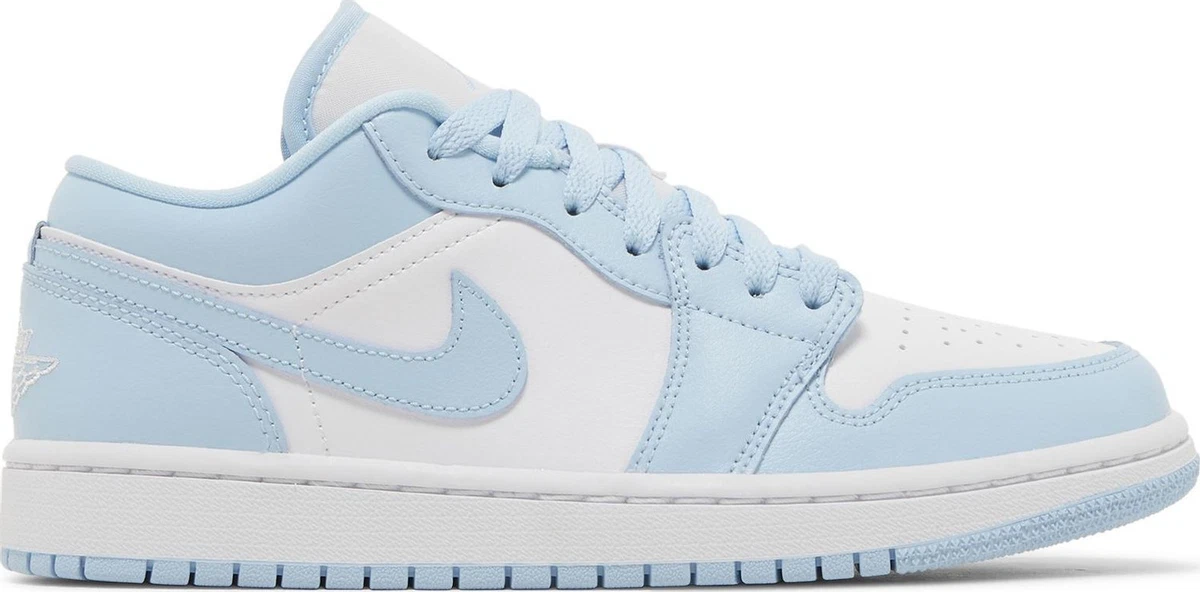 Size 8.5W - Air Jordan 1 Low Aluminum Ice Blue WMNS DC0774-141 In
