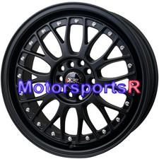 Xxr 521 17 X 7 38 Flat Black Lip Rims Wheels 5x114.3 15 16 Fits Kia Soul Forte