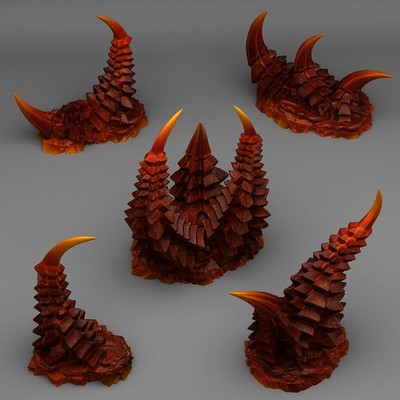 Hellspawn Rocks Legion Terrain Scenery Tabletop Miniatures 28mm Wargames