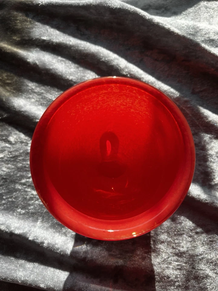 Dutz Collection, Glas auf 3 Füßchen, rot, 10 cm - Bild 2 von 3