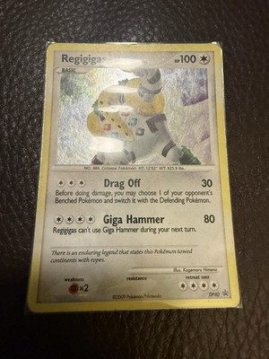 Pokémon Regigigas DP40 Black Star Promo Holo Promo