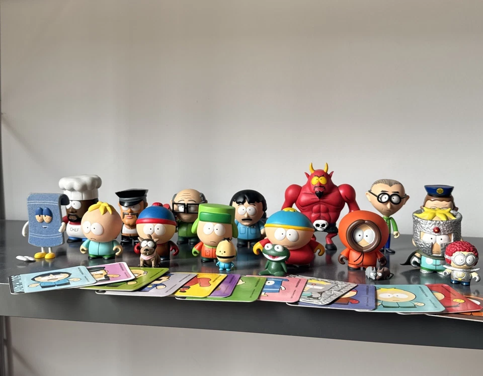 FIGURINE 3” KIDROBOT SOUTH PARK SERIE 1 COMPLET SERIE - Photo 1/4