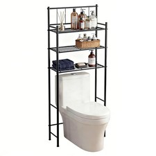 Over the Toilet Storage, 3-Tier Over Toilet Storage Rack for Bathroom, Metal