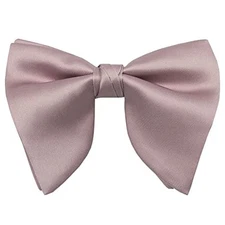  Bow Ties for Men, Pre Tied Bowtie Adjustable Oversize Mens Bow Tie for Pink