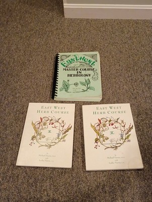 East West Herb Course Section II, III (Bound) + Workbook (Spiral) Textbooks 1993