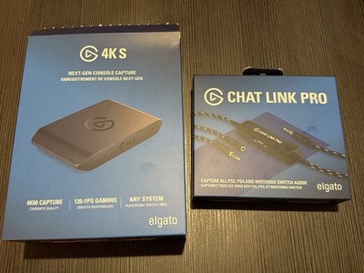 Elgato 4K S Capture Card + Chat Link Pro | Wie neu | OVP