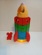 Mickey Mouse Clubhouse Mickey's Blast Off Rocket  Sounds Lights Working