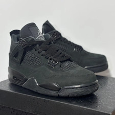 Nike Air Jordan 4 Retro "Black Cat" Unisex Lifestyle Sneakers FV5029  010
