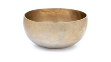 Bol Chantant Tibétain Bouddha Rituel Culte Son Yoga Meditation 17cm Métaux 900g