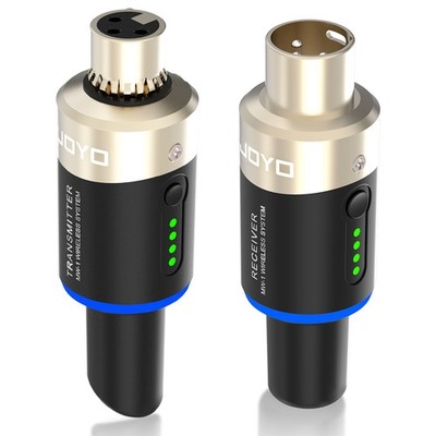 JOYO 5.8GHz Microphone System Wireless Transmitter Receiver Plug On XLR 100FT（OP