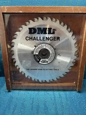 DML Challenger AD8000 Carbide Tipped Adjustable Dado Blade USA in Wood Case