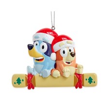 Kurt Adler BL2231 Bluey  Bingo 3" Blue Red Resin Hanging Christmas Ornament