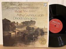 Arthur Grumiaux Varis Lekeu Violin Sonata Vieuxtemps Vinyl Lp Philips Ex