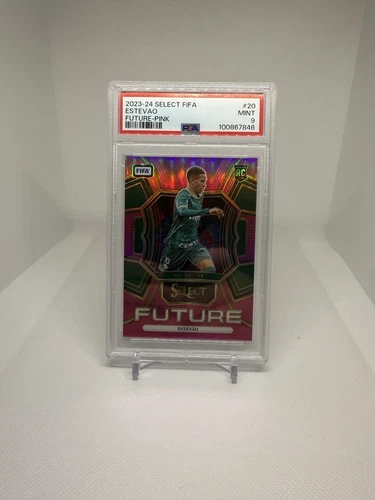 2023-24 Select FIFA Estevao #20 Future Pink 25/25 PSA 9