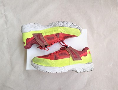 Maison Margiela Security Sneakers Red Green Men 13 46 Leather