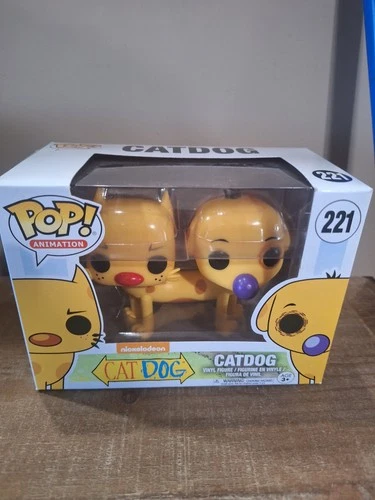 Funko Pop! Animation: Nickelodeon Cat Dog CatDog #221 Vinyl Figure