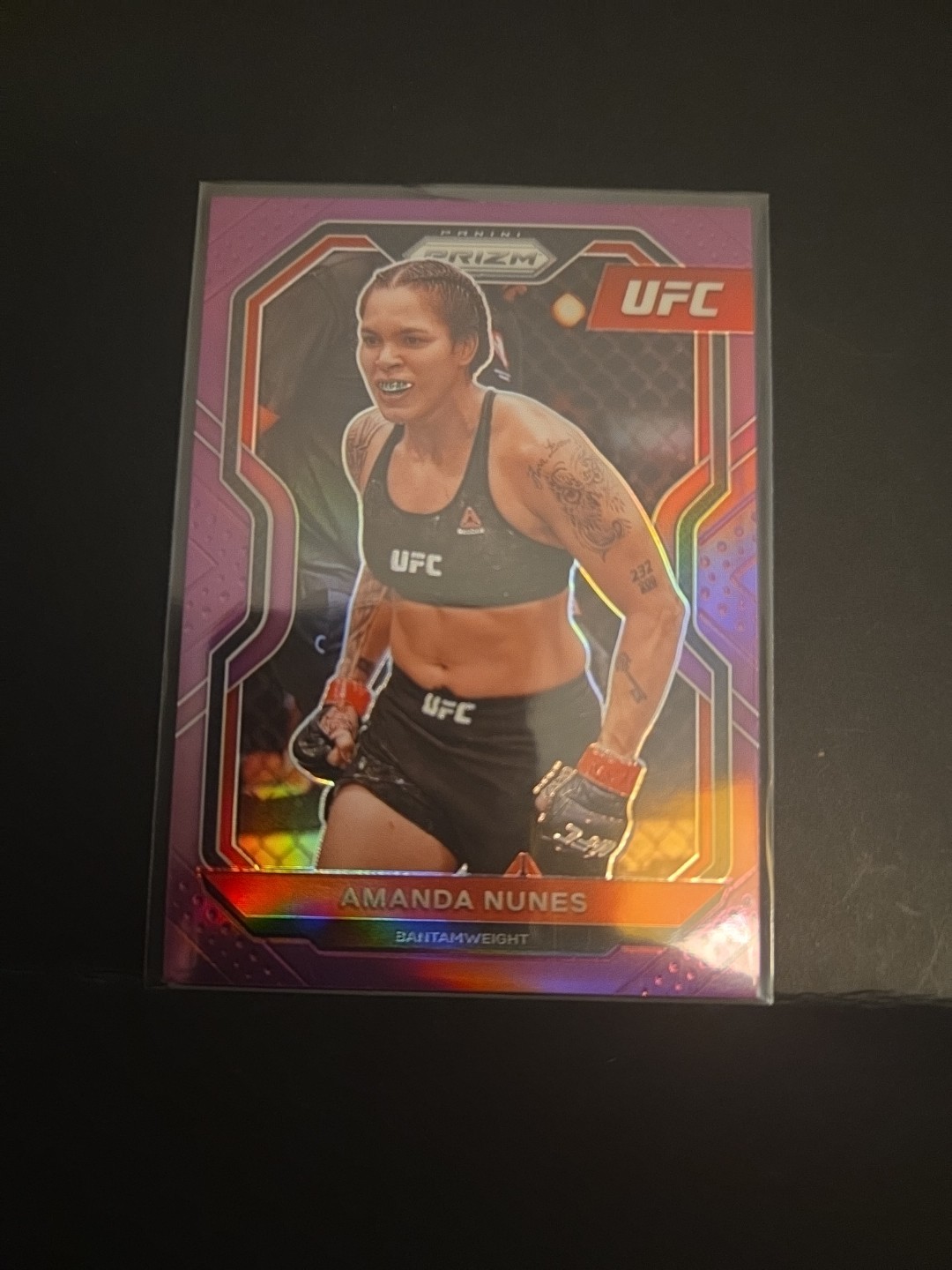 2021 Panini Prizm UFC - Amanda Nunes #66 Purple Prizm /149
