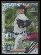 2019 Bowman Chrome Prospects Speckle Refractor #BCP-85 Matt Manning /299