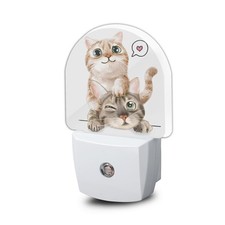 Cute Cat Night Light, Night Light Plug into Wall with Dusk to Dawn Sensor, LE...