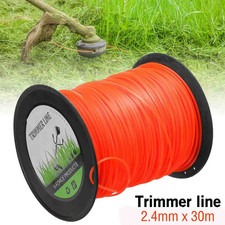 30M/50M Orange round Brushcutter Trimmer Cord Line Wire for STIHL Brush Mower Bu