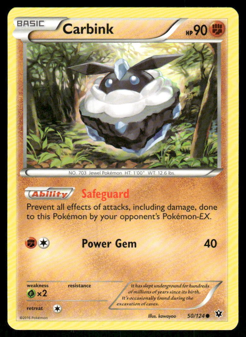 Carbink 50/124 Common Fates Collide Pokemon Near Mint