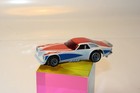 Vintage Aurora AFX Grand AM Funny Car White Red  Blue HO Slot Car Tested