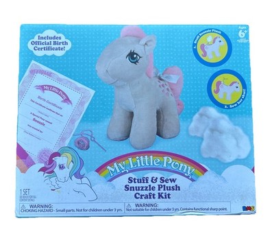 My Little Pony Stuff & Sew Snuzzle Plush Craft Kit MLP Rrtro G1 Style Merch NIP