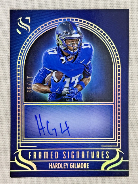 2025 Panini Silhouette Hardley Gilmore autograph /99 Kentucky NIL