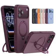 For iPhone 18 Pro Max/18 Pro/17 Magnetic Case Shockproof 360 Ring Stand Cover