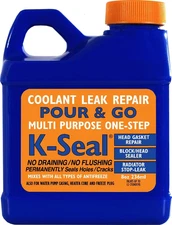 K-Seal ST5501 Multi-Purpose One Step Permanent Coolant Leak Repair, 8Oz, Pour an